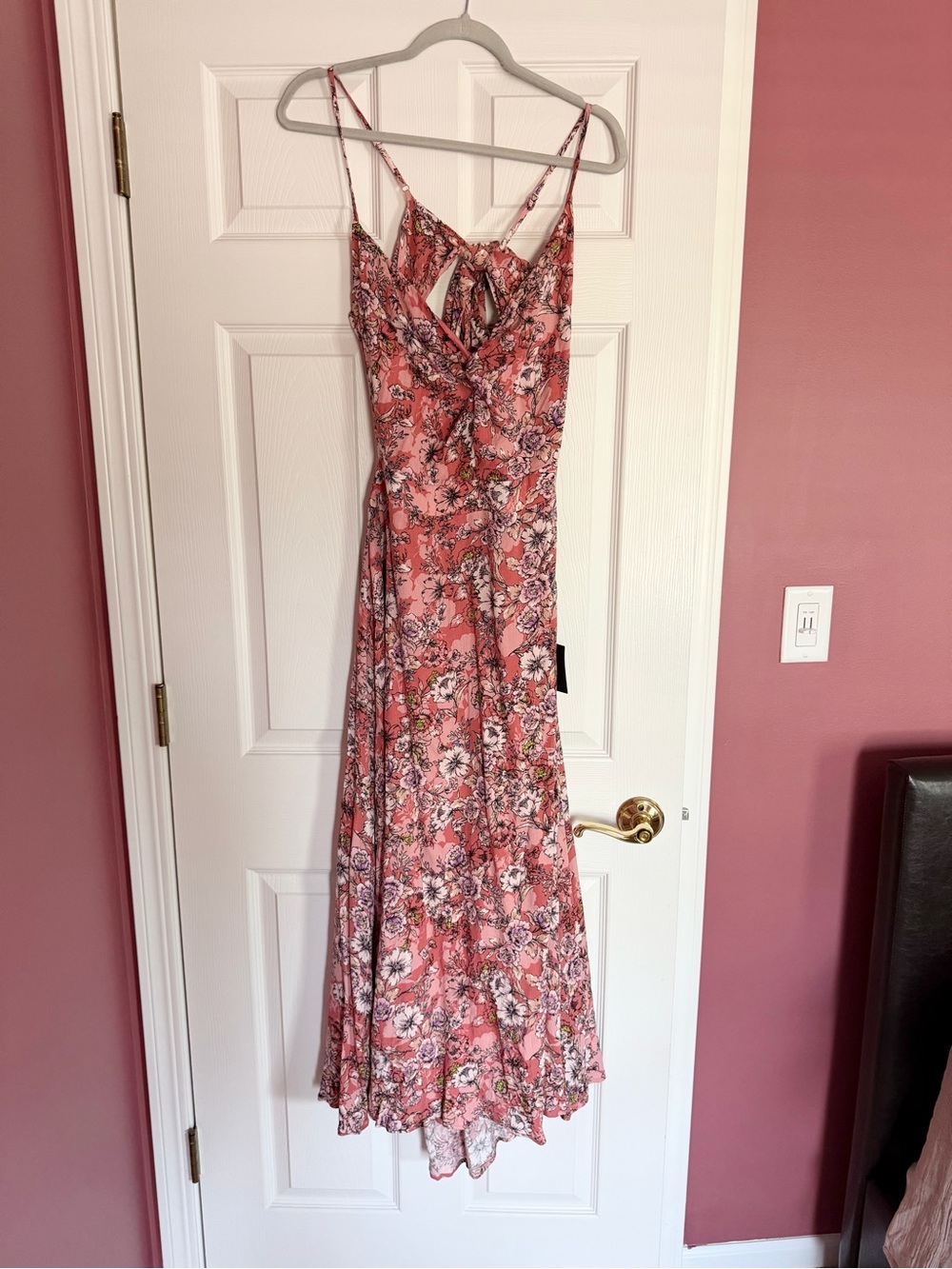 Lulus pink floral dress - Picture 2 of 6